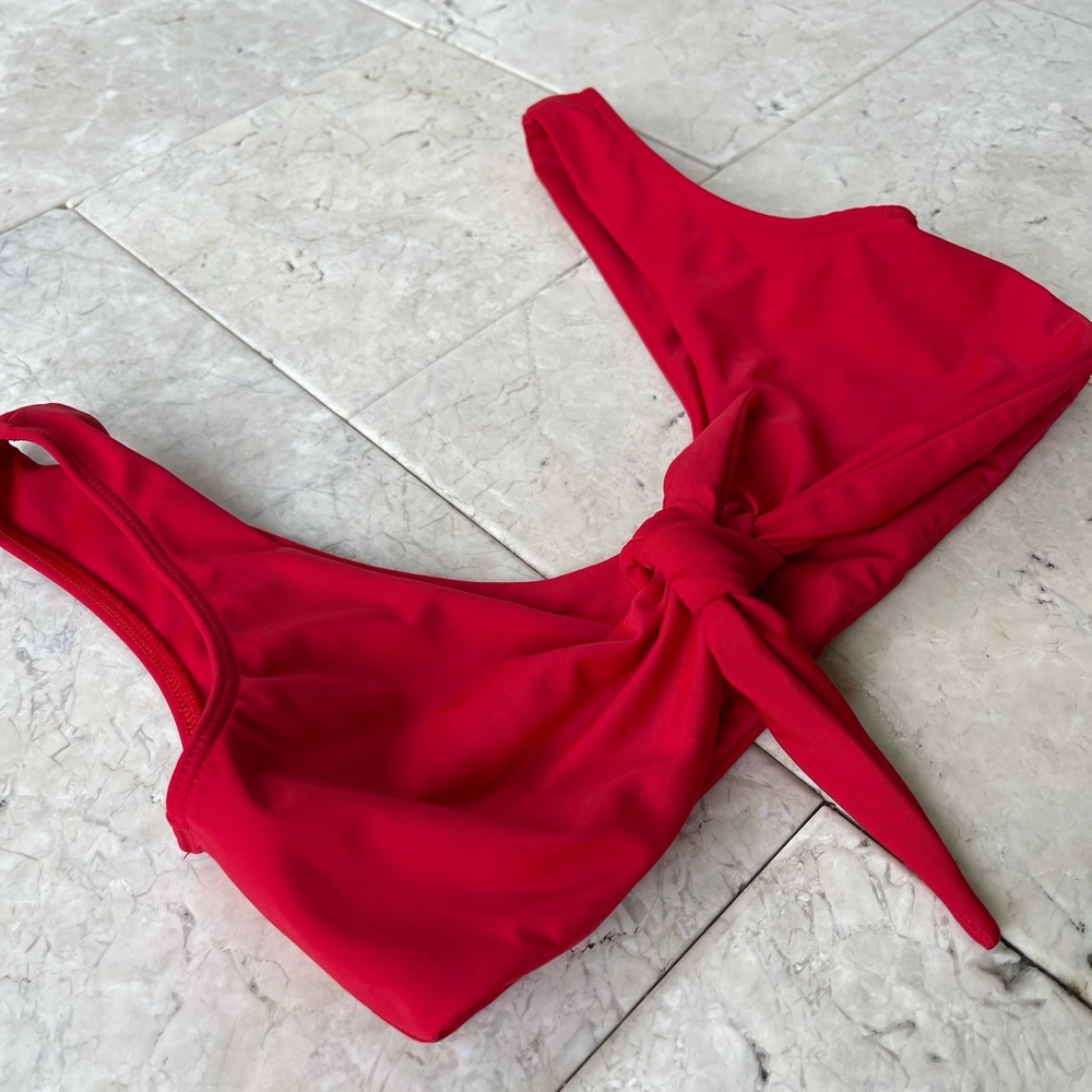 Red Swim Top